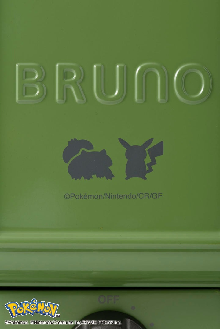 BRUNO Pokémon Single Sandwich Maker - Green BOE131-GR (Pre-order 10 Nov 2024)