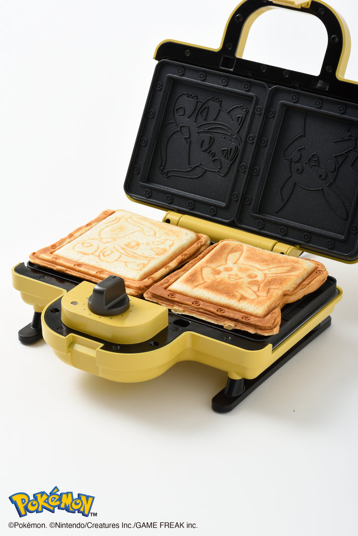 BRUNO Pokémon Double Hot Sandwich Maker BOE132-YE (Pre-order 10 Nov 2024)