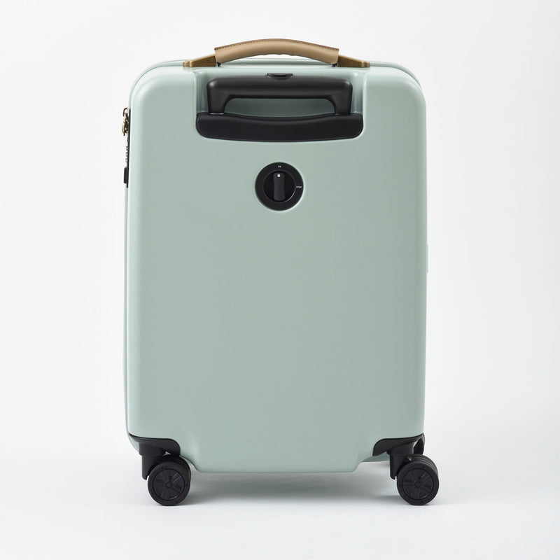 MILESTO UTILITY Classy Designed Cabin Size Luggage 37L - Pale Green MLS557-PGR