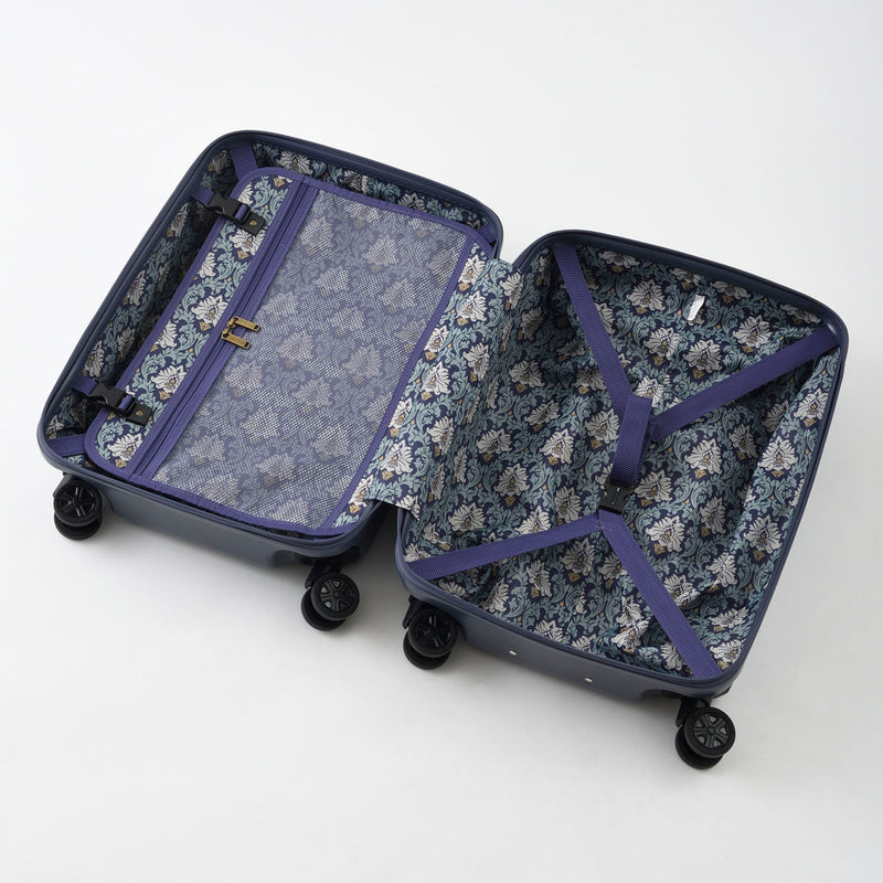MILESTO UTILITY Classy Designed Cabin Size Luggage 37L - Stone Blue MLS557-SBL