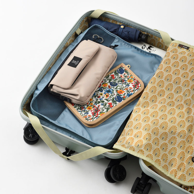 MILESTO UTILITY Classy Designed Cabin Size Luggage 37L - Sand Beige MLS557-SBE