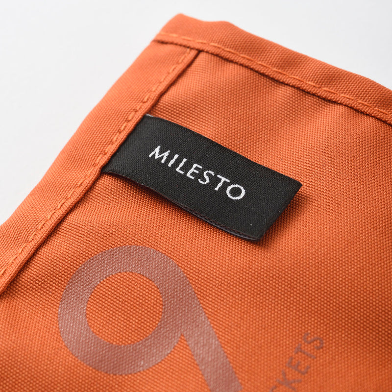 MILESTO UTILITY 輕便旅行證件袋 - 黑色 MLS617-BK