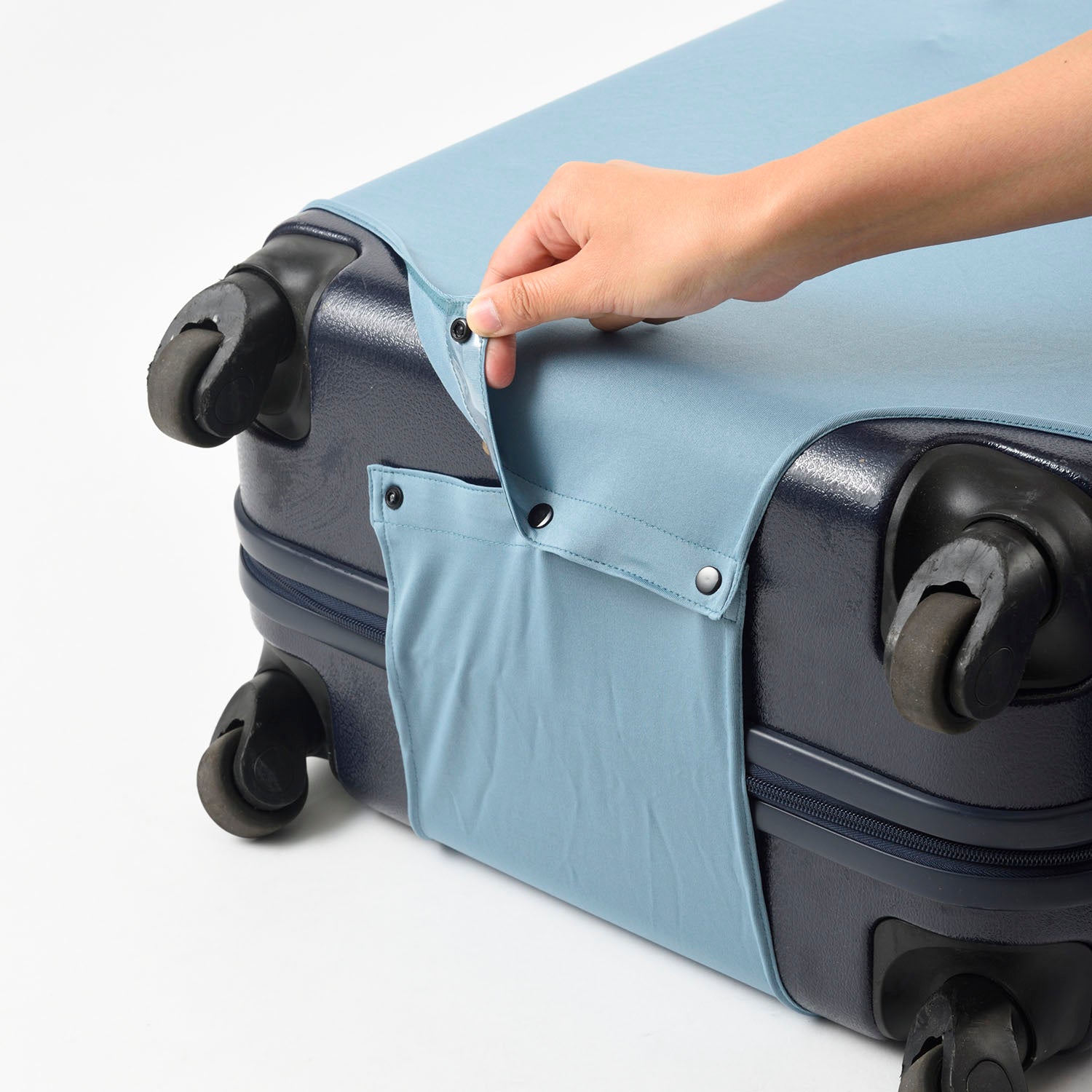 MILESTO UTILITY 可清洗式行李箱保護套 L - 深藍色 MLS611-NV