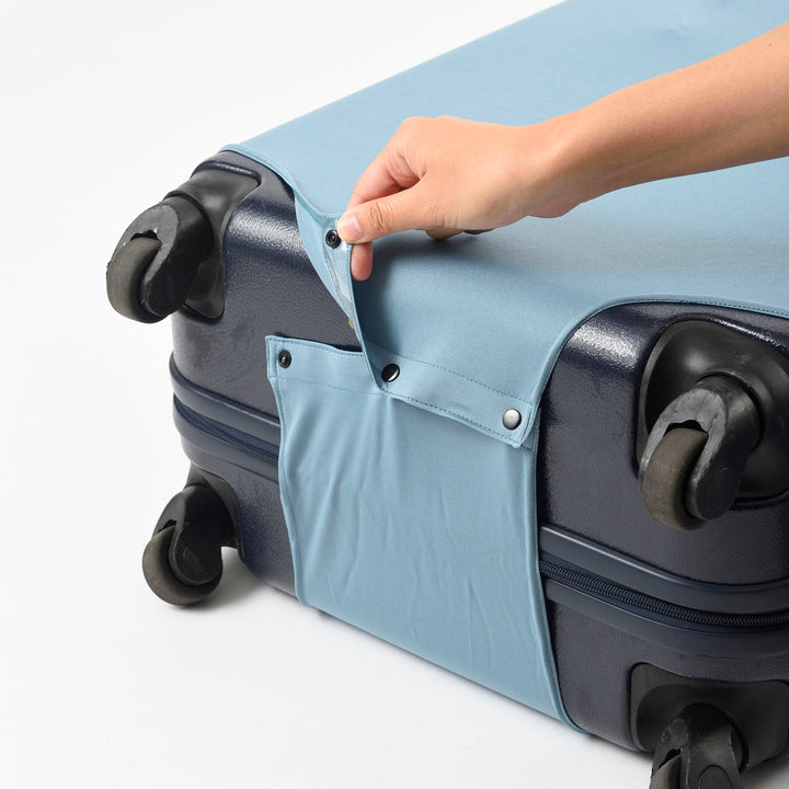 MILESTO UTILITY Washable Luggage Cover L - Blue Gray MLS611-BLGY