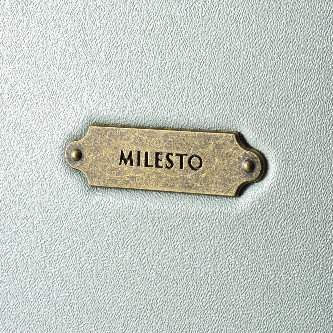 MILESTO UTILITY Classy Designed Luggage 75L - Stone Blue MLS657-SBL