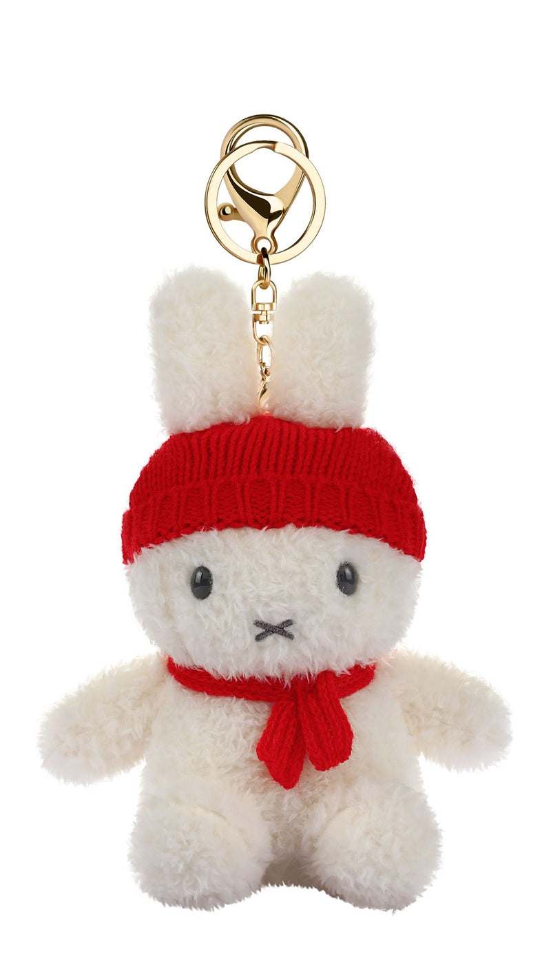 miffy 毛絨鎖匙扣 (冷帽) - 紅色 MIF37364
