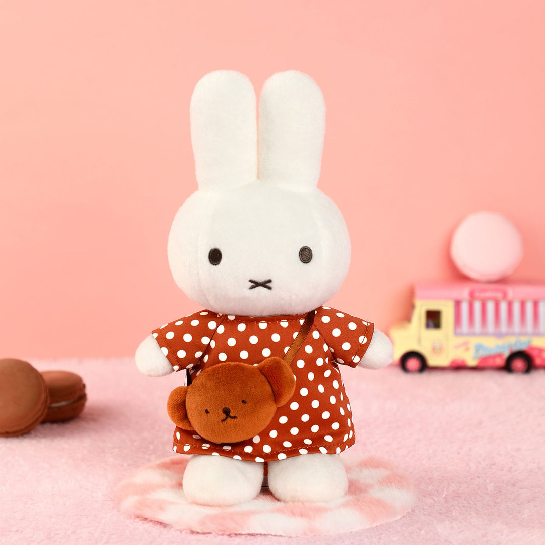VIPO Miffy 波點連身裙毛公仔 | MIF37559