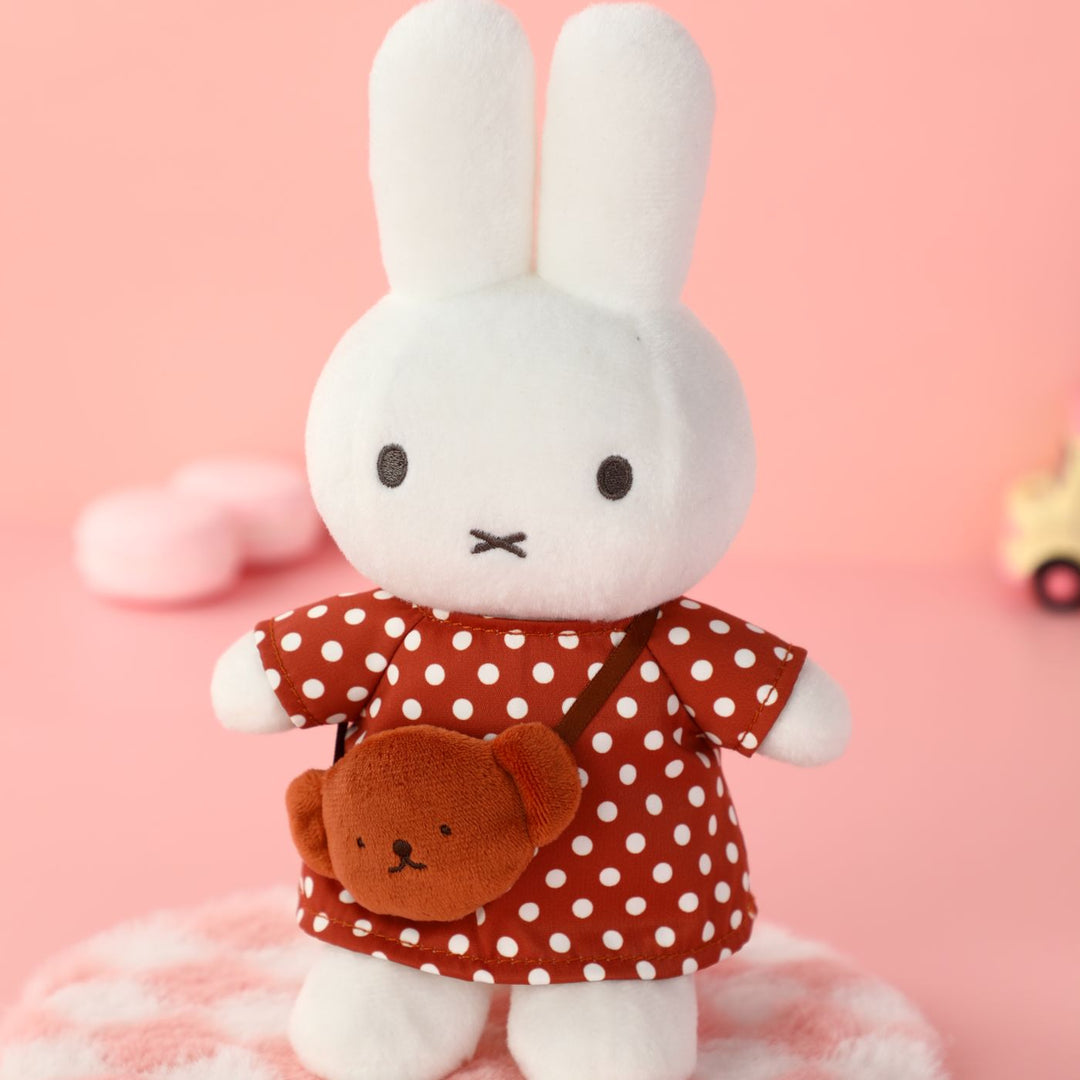 VIPO Miffy 波點連身裙毛公仔 | MIF37559