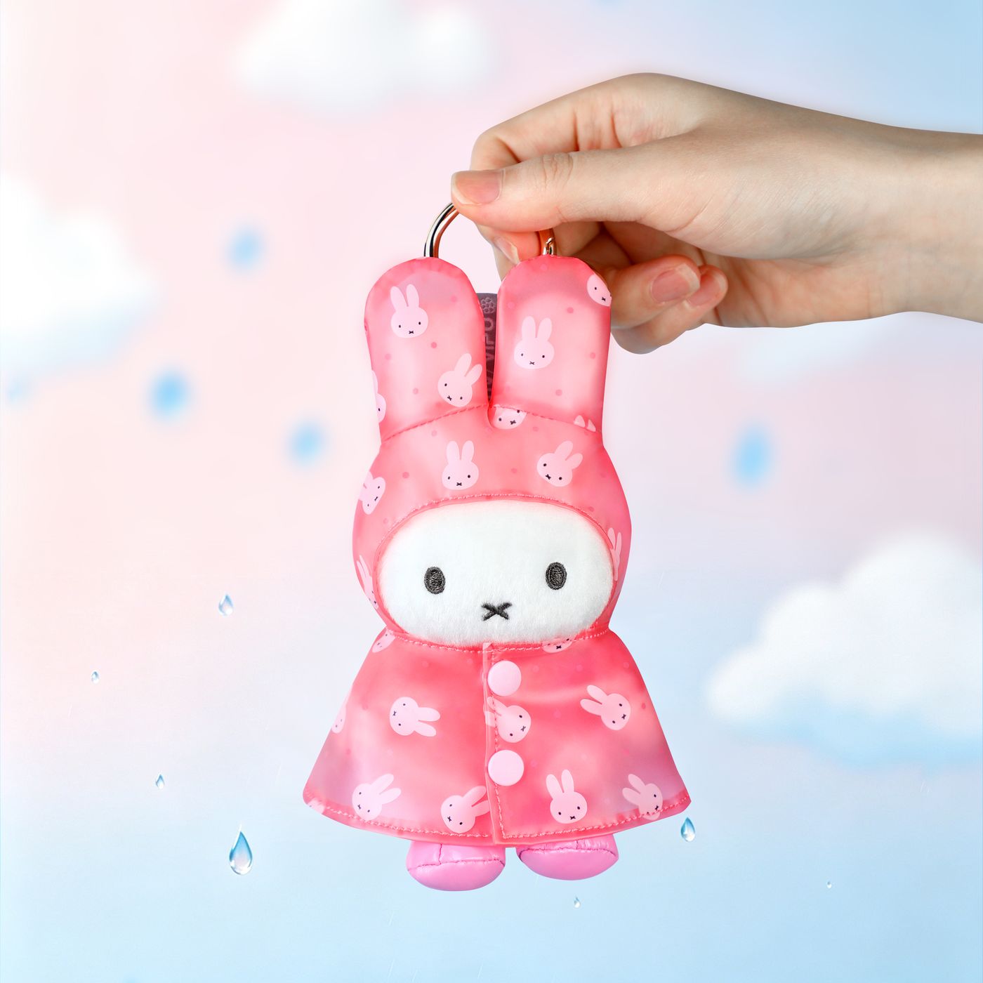 VIPO Miffy 彩色雨衣鑰匙扣盲盒 | MIF37655