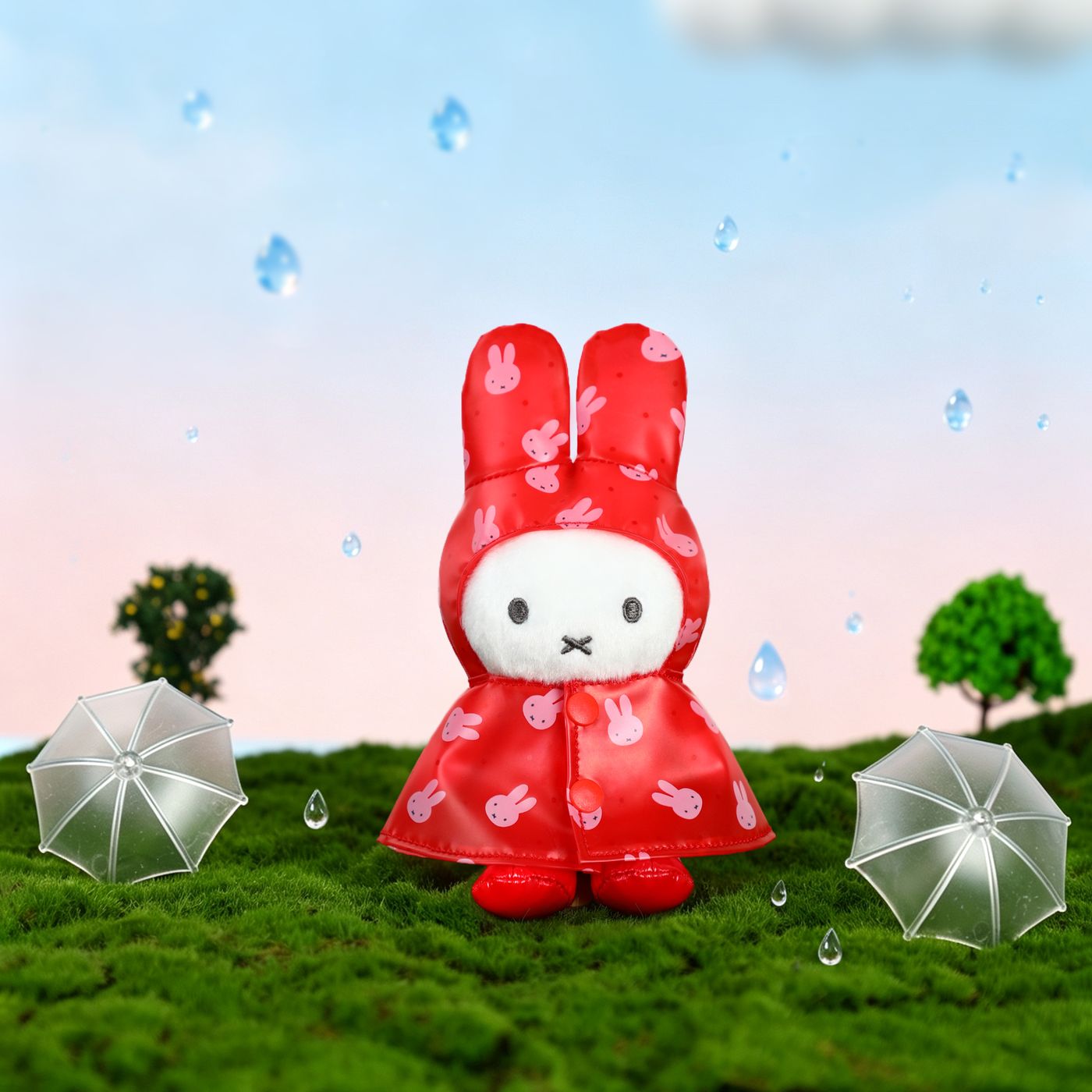 VIPO Miffy 彩色雨衣鑰匙扣盲盒 | MIF37655