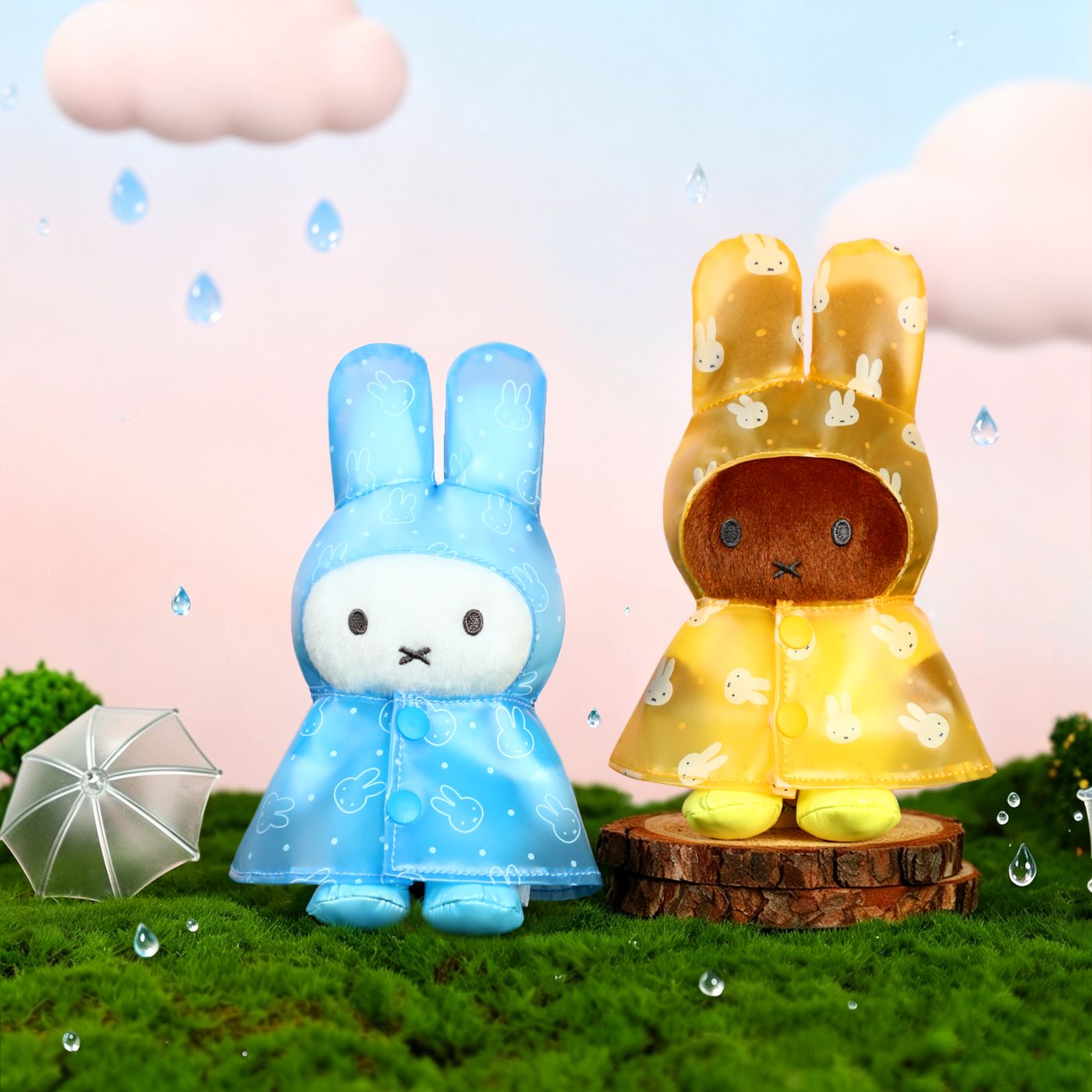 VIPO Miffy 彩色雨衣鑰匙扣盲盒 | MIF37655