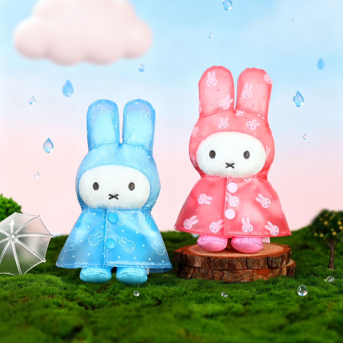 VIPO Miffy 彩色雨衣鑰匙扣盲盒 | MIF37655