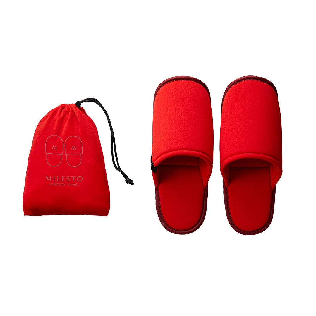 MILESTO UTILITY Washable Mobile Slippers M - Red MLS607-RD