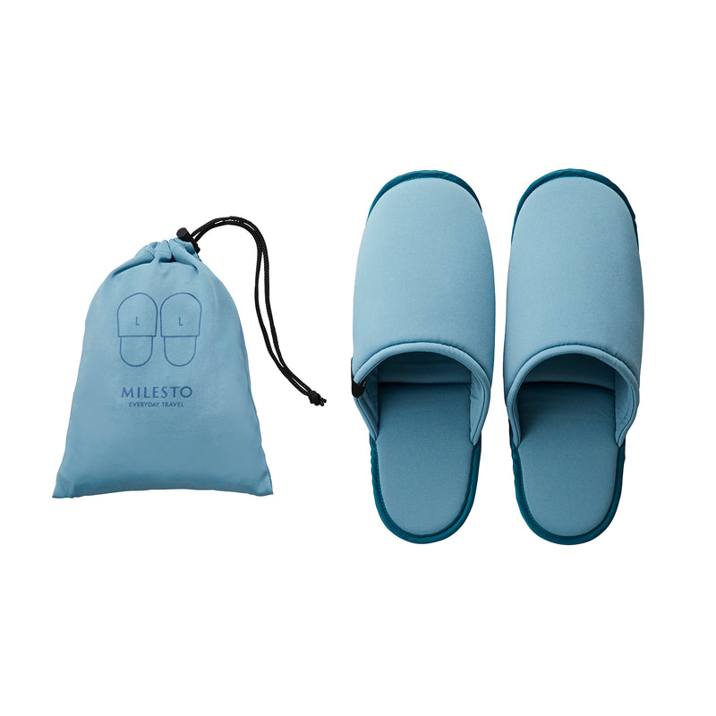 MILESTO UTILITY 可清洗式摺疊拖鞋 L - 藍灰色 MLS608-BLGY