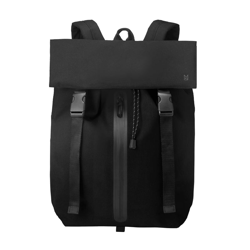 MILESTO LIKID Flap Backpack -  Black MLS842-BK