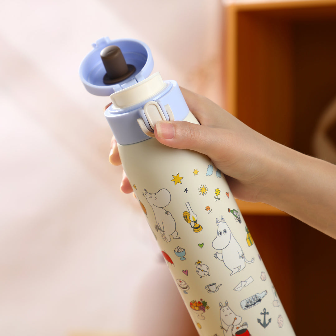 VIPO Moomin Thermal Bottle - Happy Time 480ml｜MM37431