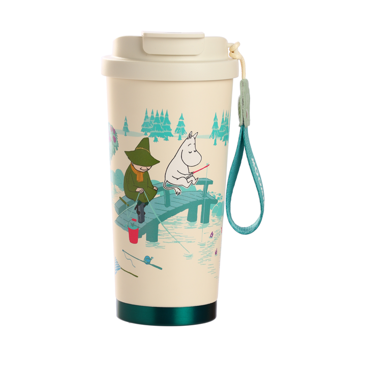 VIPO Moomin Thermal Mug - Happy Fishing 580ml｜MM37433