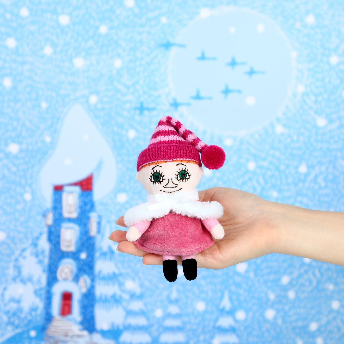 VIPO Moomin 冬季毛絨鑰匙扣盲盒 | MM37666