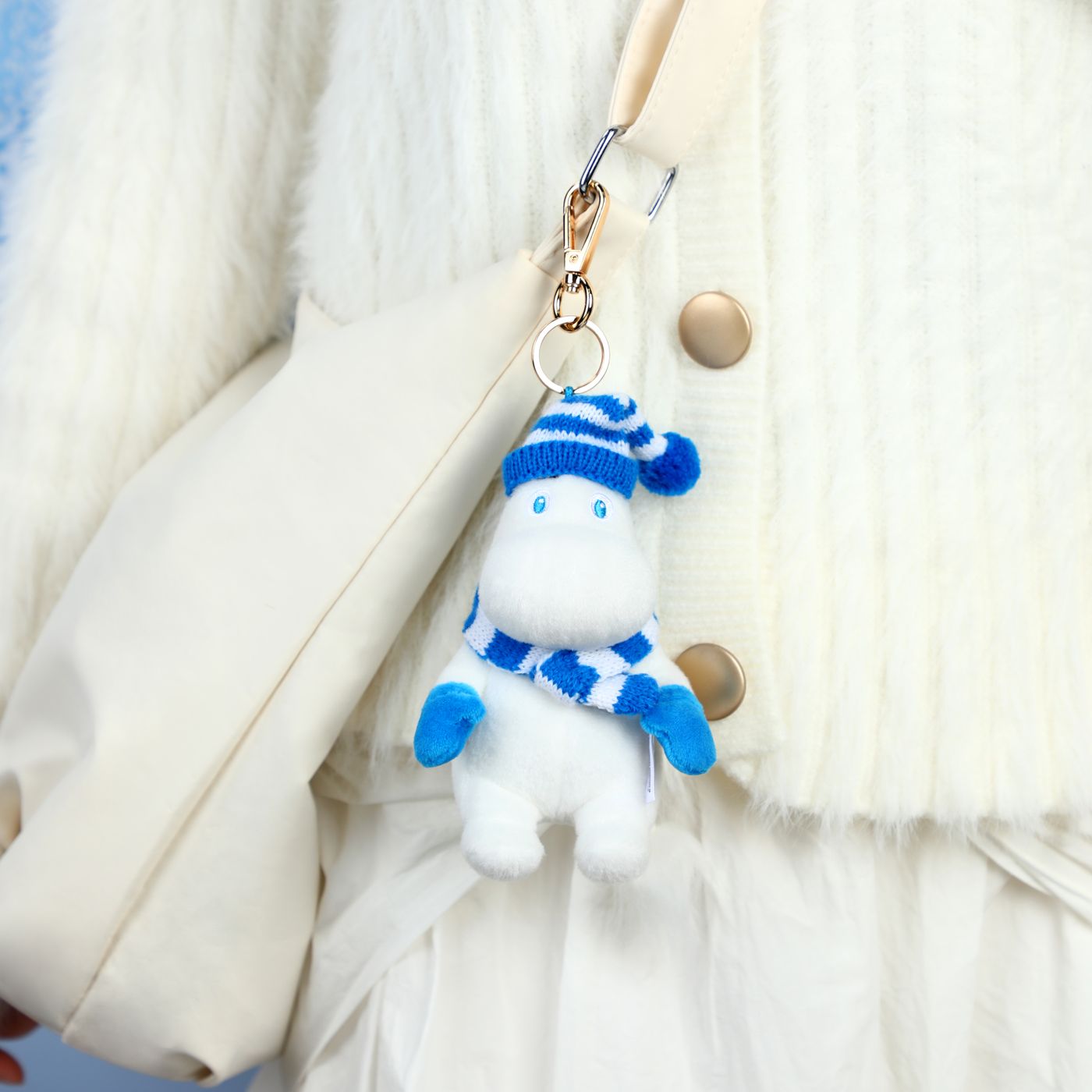 VIPO Moomin 冬季毛絨鑰匙扣盲盒 | MM37666