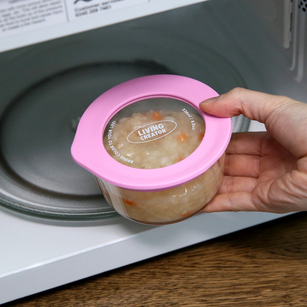 Living Creator Round Lock 圓形密實玻璃盒 2 件套裝 | RLSET