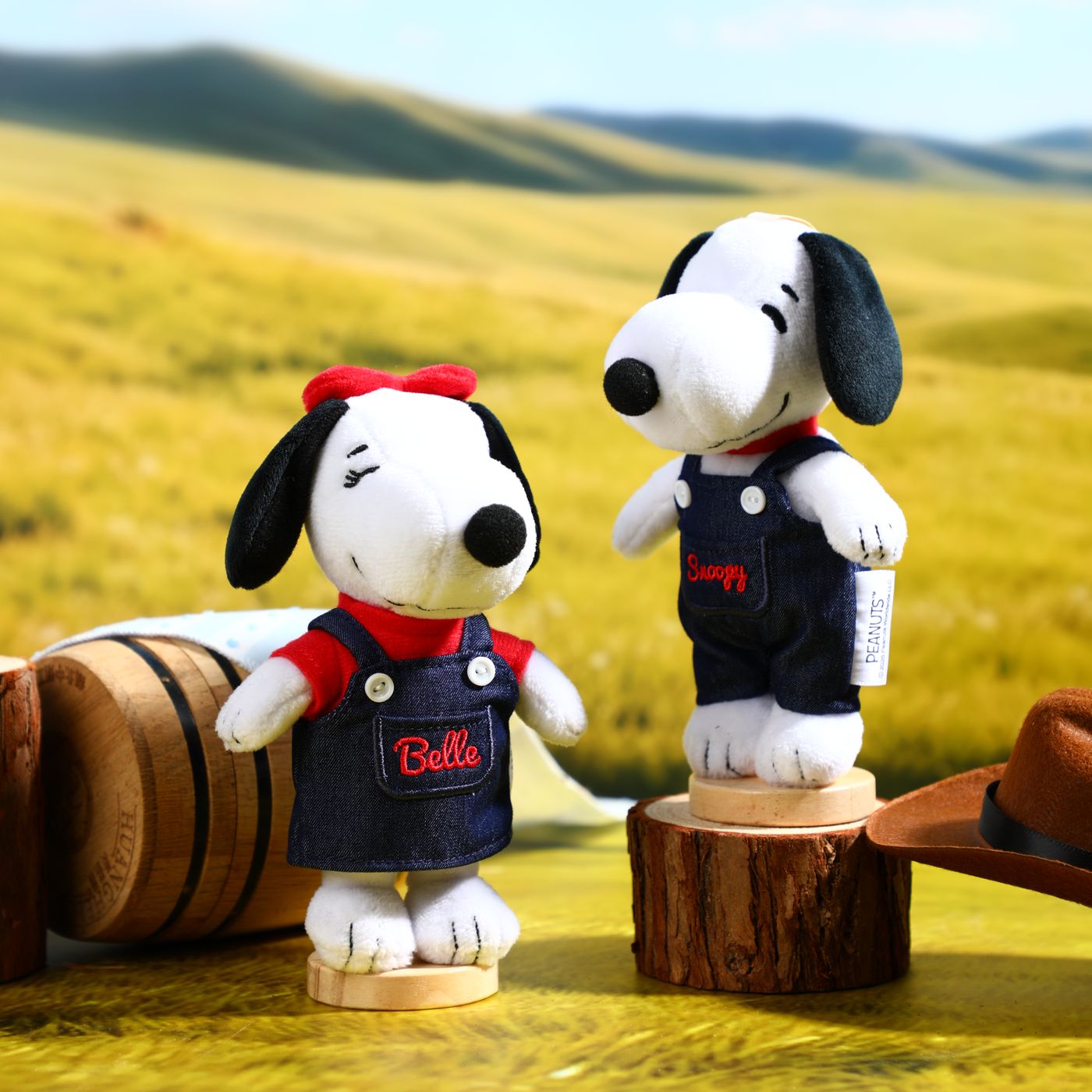 VIPO Peanuts 牛仔毛絨鑰匙扣盲盒 (一箱6個不重複) | SP37597-SET6