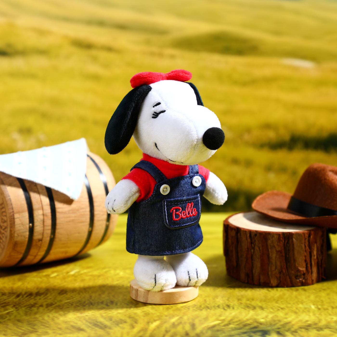 VIPO Peanuts 牛仔毛絨鑰匙扣盲盒 (一箱6個不重複) | SP37597-SET6