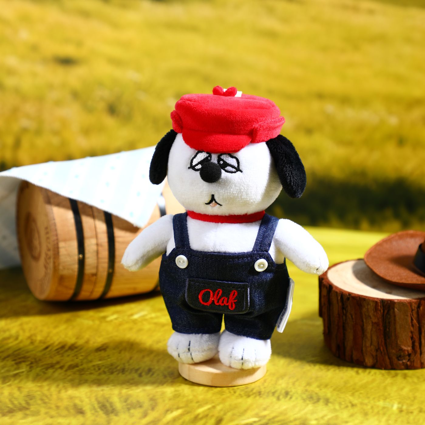 VIPO Peanuts 牛仔毛絨鑰匙扣盲盒 (一箱6個不重複) | SP37597-SET6