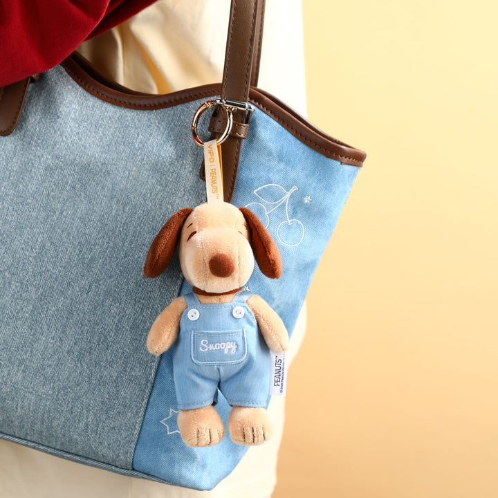 VIPO Peanuts 牛仔毛絨鑰匙扣盲盒 (隨機包裝) | SP37597