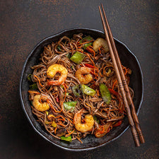 Spicy Stir-fried Dried Shrimp Noodles