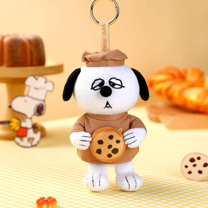 VIPO Peanuts Snoopy 烘焙系列毛毛鎖匙扣盲盒 (1箱6個不重覆) | SP37593-SET6