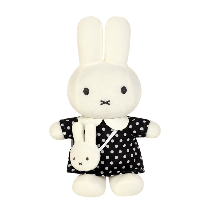 VIPO Miffy 黑波點連身裙毛公仔 | MIF37622