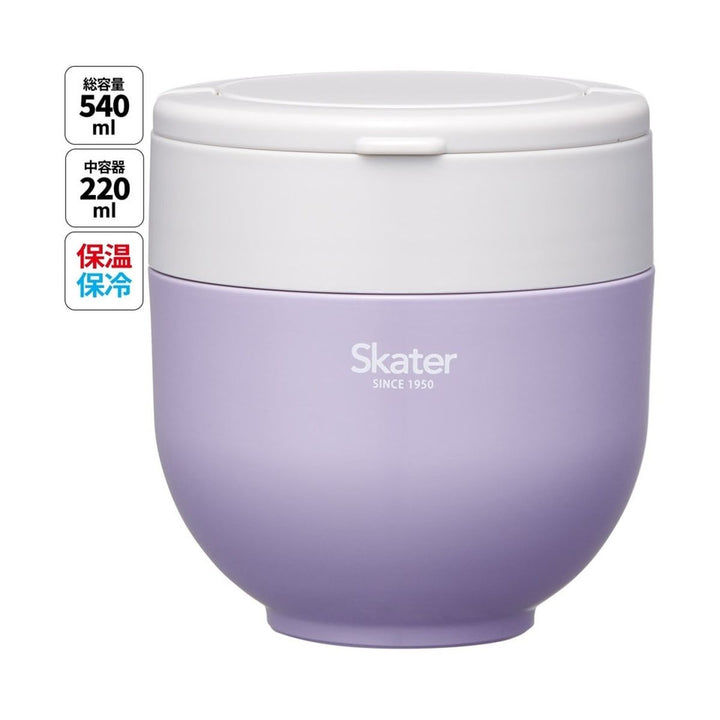 Skater 摺疊手柄不銹鋼輕量保溫飯盒 540ml | SK-680151/168/182