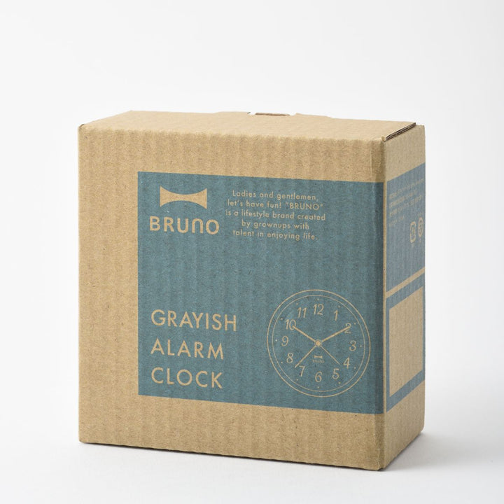 BRUNO Grayish Alarm Clock BCA022