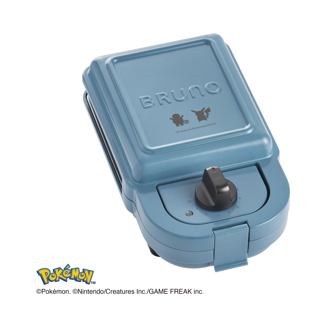 BRUNO Pokémon Single Sandwich Maker - Blue BOE131-BL (Pre-order 10 Nov 2024)