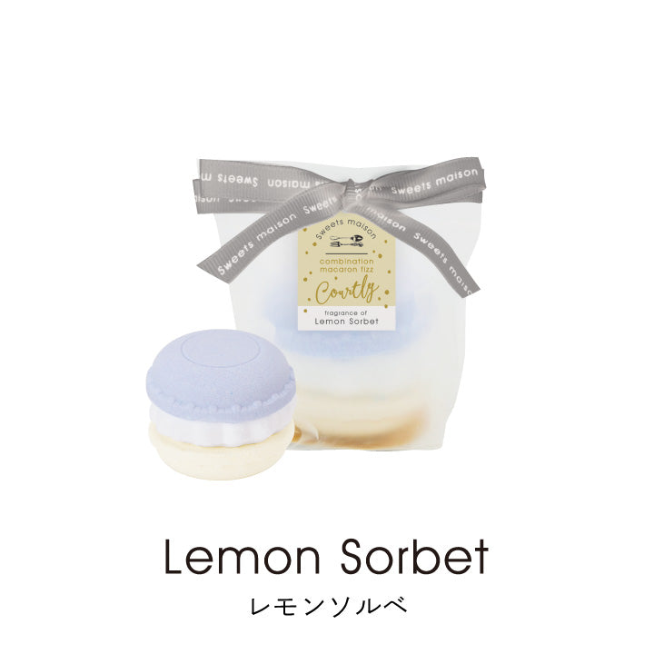 STB - Bath Fizz Combination Macaron - Lemon Sorbet