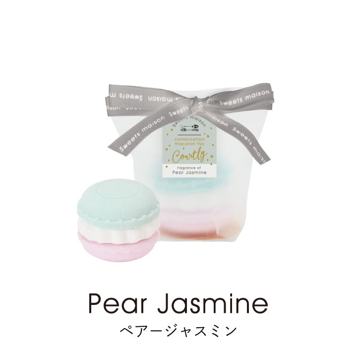 STB - Bath Fizz Combination Macaron - Pear Jasmine