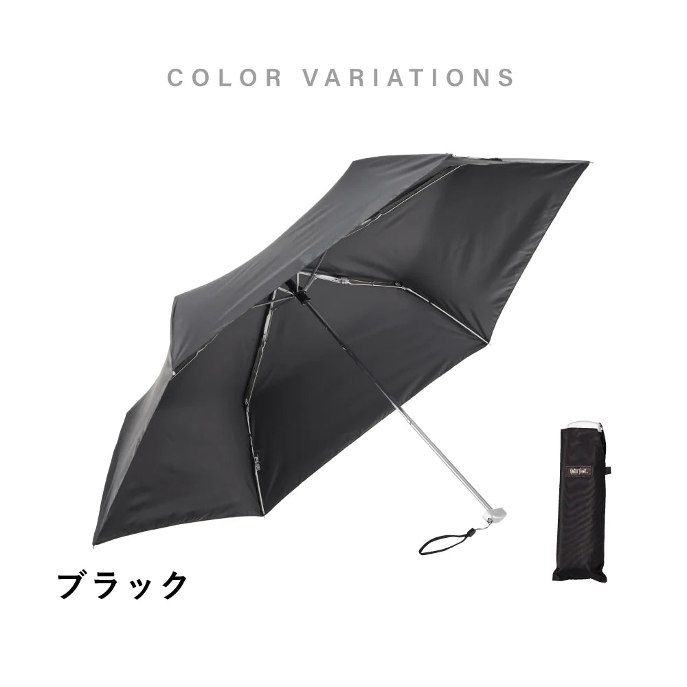 Waterfront Pokeflat Sunshade Folding Umbrella 50cm Silver Handle WF-S350-0773BK