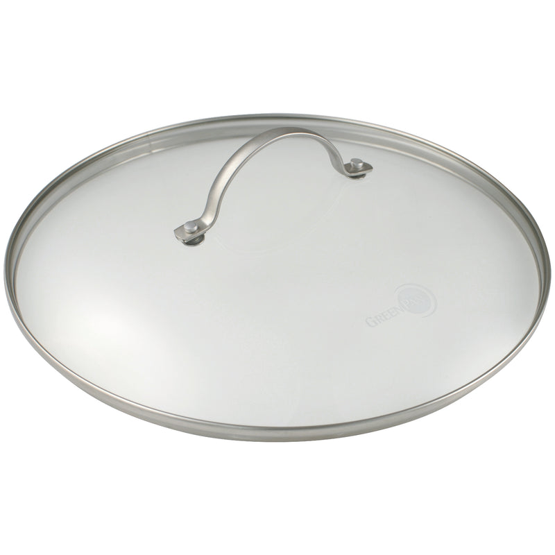 GP: Universal Glass Lid 28cm SS handle