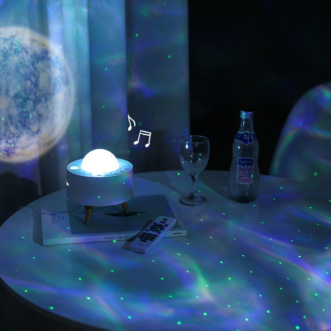 mooas Crystal Projector Speaker Nightlight MO-MNP3