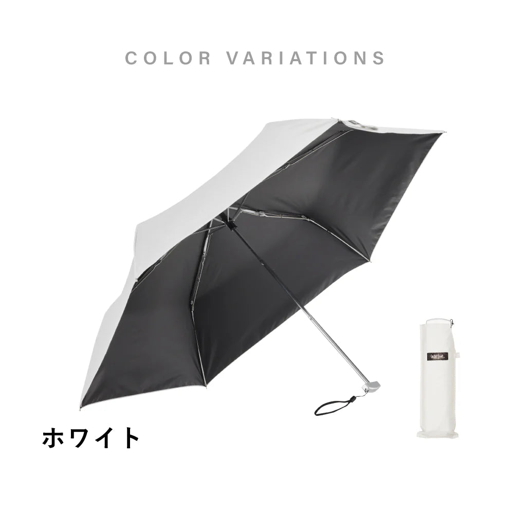 Waterfront Pokeflat Sunshade Folding Umbrella 50cm Silver Handle WF-S350-0773BK