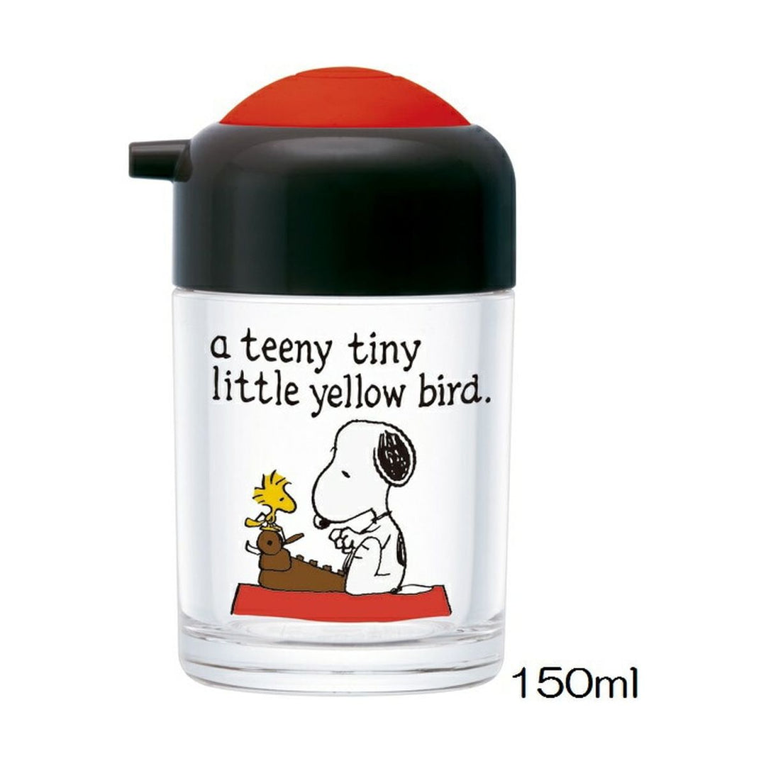 Skater Snoopy One-Press Soy Sauce Dispenser 150ml - Black | SK-339622
