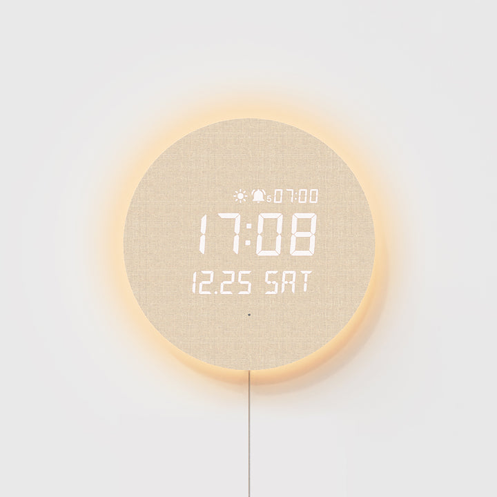 mooas Full Moon Backlight LED Clock MO-MC-L6