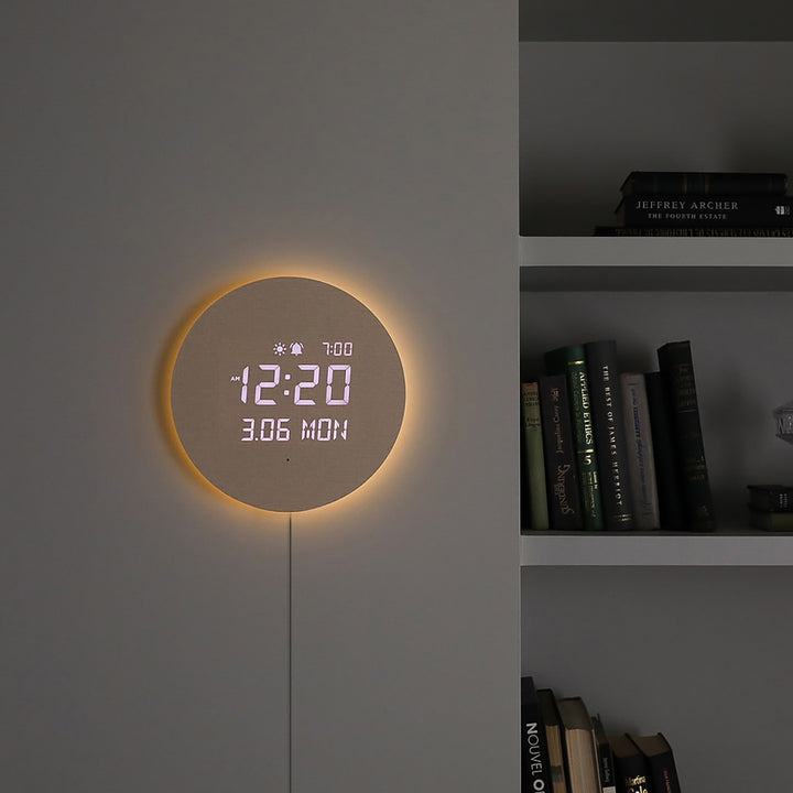 mooas Full Moon Backlight LED Clock MO-MC-L6