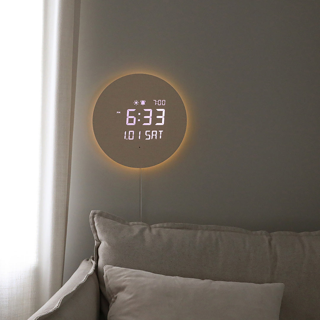 mooas Full Moon Backlight LED Clock MO-MC-L6