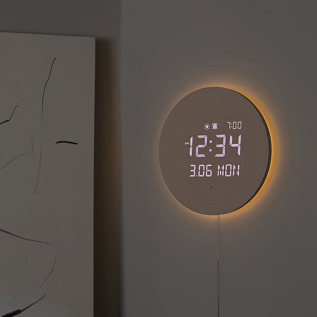 mooas Full Moon Backlight LED Clock MO-MC-L6