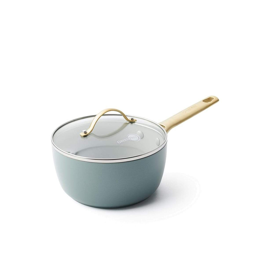 GreenPan Padova 天藍色陶瓷易潔單柄鍋連蓋 18cm GP-CC003717