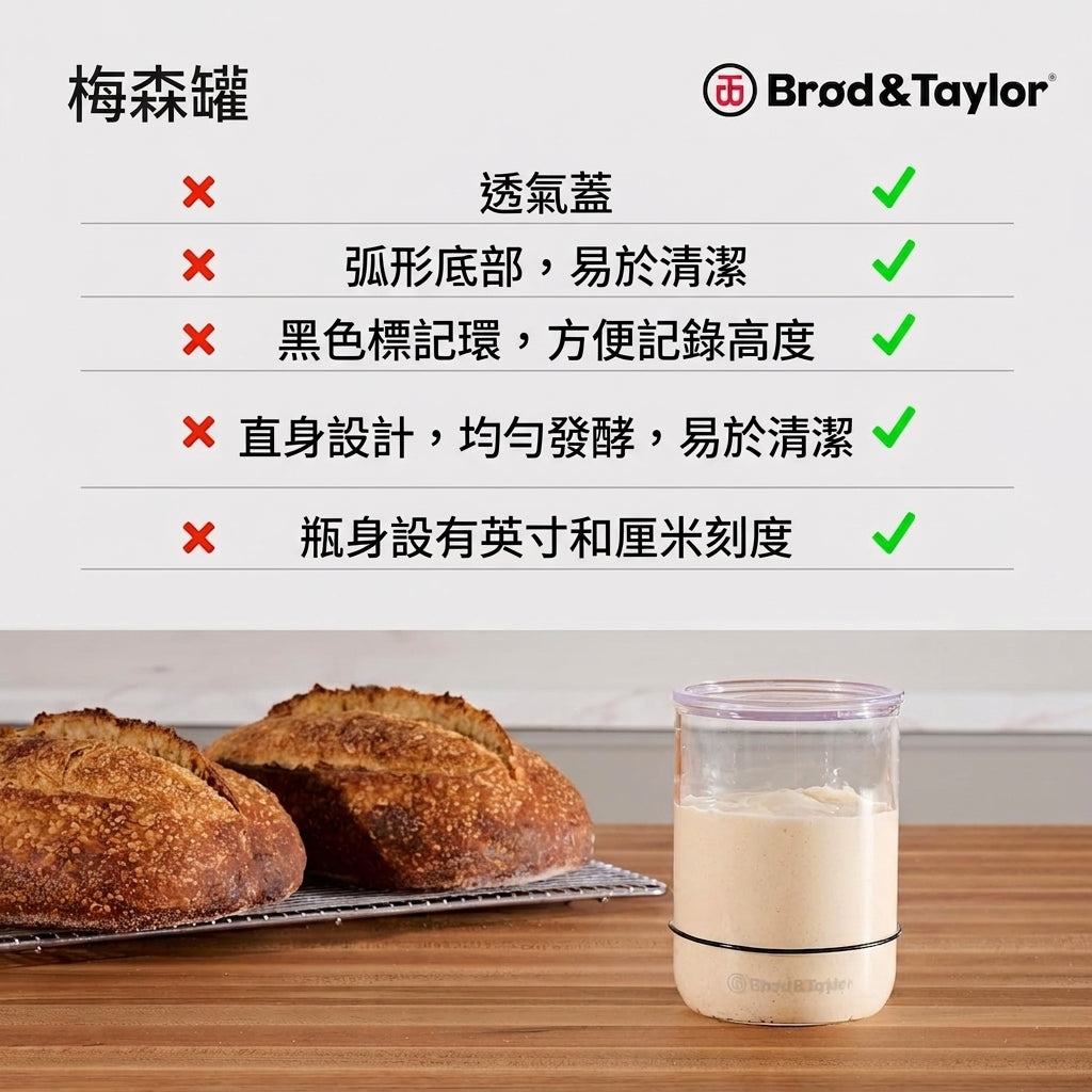 Brod & Taylor 專業酸種發酵玻璃罐 | SH-800