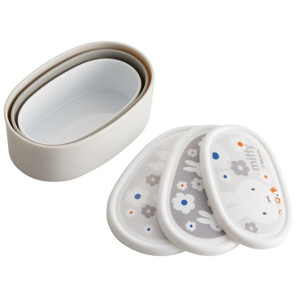 Skater Miffy食物收納盒3件套裝 | SK-549359