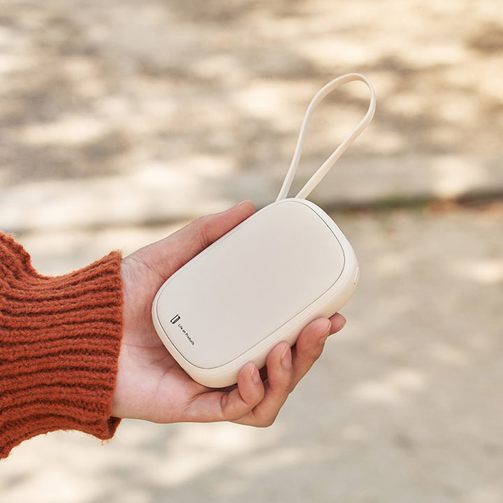 Life on Products 附掛繩充電線一體式可充電暖手寶 | LCAEA024
