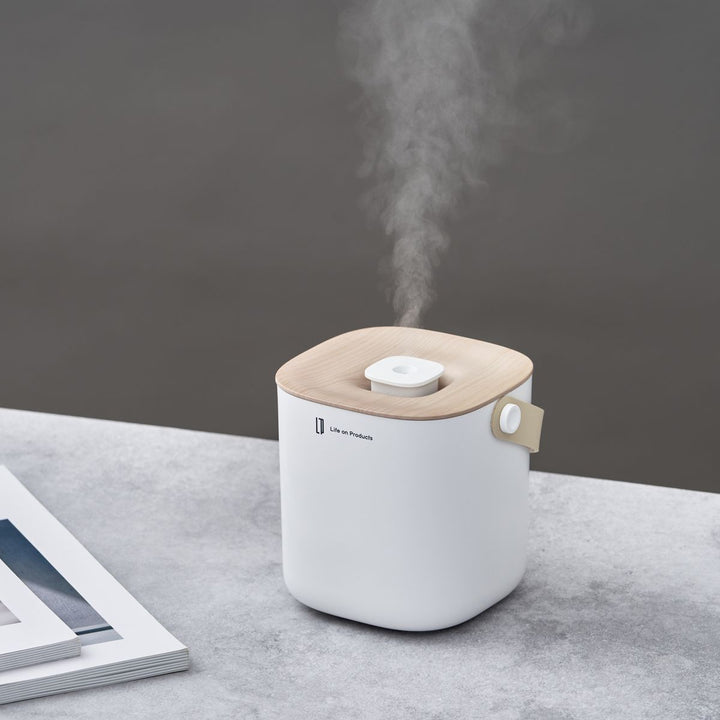 Rechargeable Wooden Box Humidifier 650ml | LCAHF014